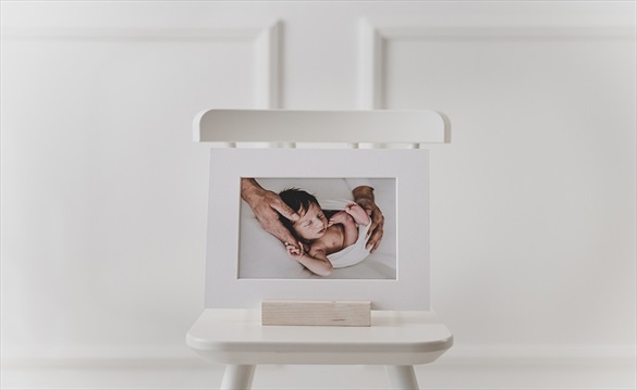 stampa passe-partout con base legno 